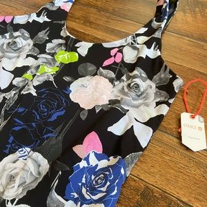 Stance Body Suit Floral Top